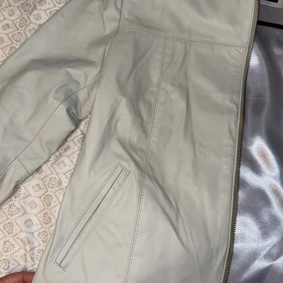 Reza Duro Leather Jacket - Light Gray (Size: 36 (M)) - Picture 3 of 6